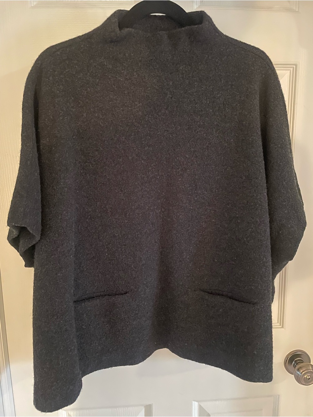 Dark wool sweater